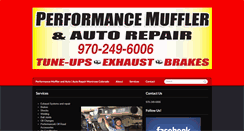 Desktop Screenshot of performancemufflermontrose.com